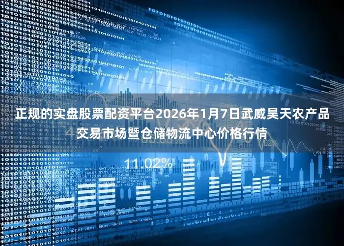 正规的实盘股票配资平台2026年1月7日武威昊天农产品交易市场暨仓储物流中心价格行情