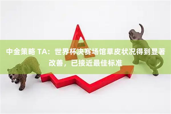 中金策略 TA：世界杯决赛场馆草皮状况得到显著改善，已接近最佳标准